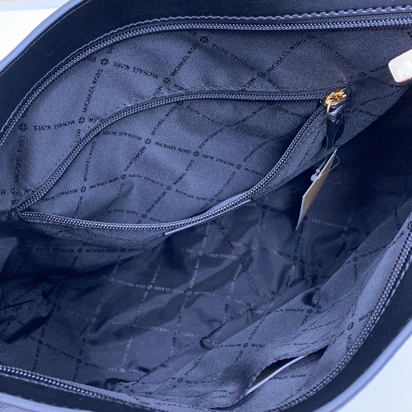 MICHAEL KORS BROOKE LARGE HOBO SHLDR LEATHER BLACK COLOR - Picture 15 of 16